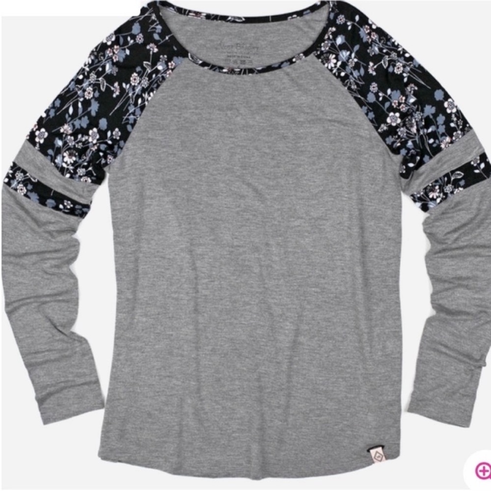 NWT Vera Bradley Rae Raglan long sleeved Tee size small